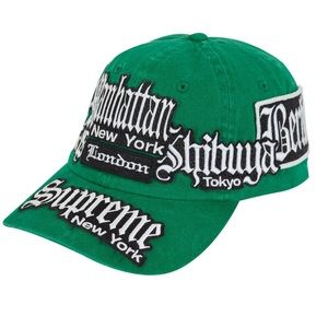 SUPREME CITY PATCHES HAT - GREEN